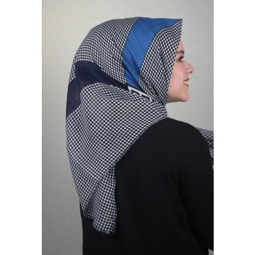 VERTU PATTERNED LINEN FLAMLI SCARF-DESEN-17-RENK-14