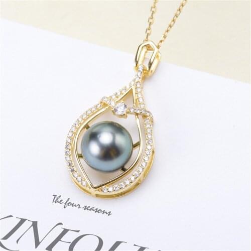 S925 Sterling Silver Screw Eye Pin Bail Top Drilled Beads End Cap For DIY Pearl Charm Pendant Connectors Jewelry Making