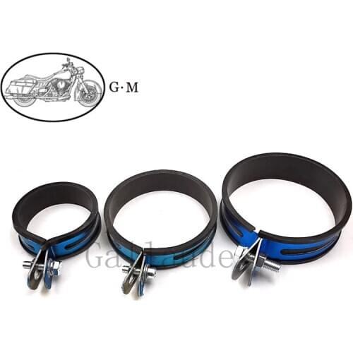 1pcs 60mm 88mm 100mm in Diameter Holder Clamp Fixed Ring Support Bracket for Universal Motorcycle Exhaust Pipe Muffler