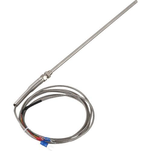 2 m Wire Temperature Sensor thermocouple probe PT100 200 mm x 5 mm