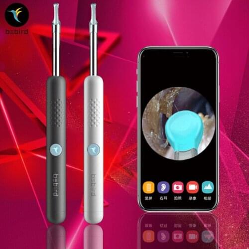 Wireless Intelligent Visual Ear Stick Ear Picker 300W High Precision Endoscope Mini Camera Otoscope Borescope With light