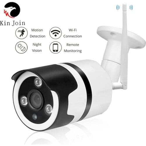 Wireless IP Camera Wifi 2.0MP outdoor surveillance camera 1080p bullet IP security camera TF card record IP66