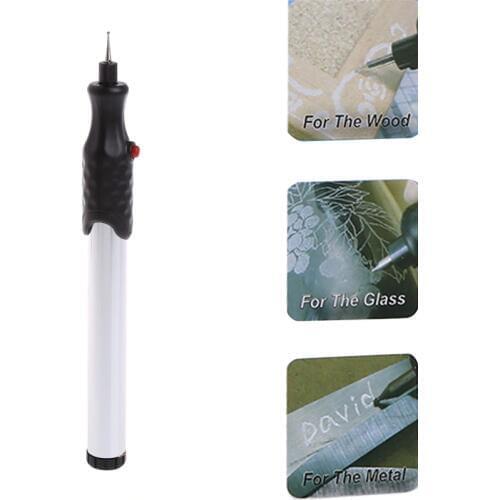 Electric Jewellery Metal Glass Ceramics Wood Engraver Pen Carve Tool Cordless