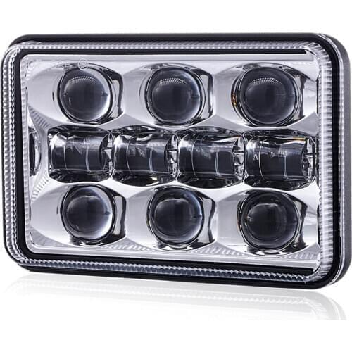 4x6 inch led headlight 54w for peterbilt 378/Feightliner/Chevy truck headlight 4'' x 6'' Rectangular Headlamp Motorcycle