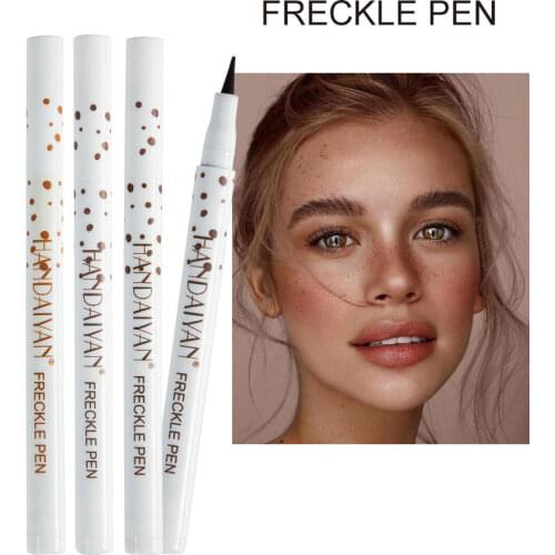 HANDAIYAN Natural Lifelike Freckle Pen Popular Makeup Embellishment Pen Spots Fake Makeup Pen Waterproof Durable Dot Spot Pen