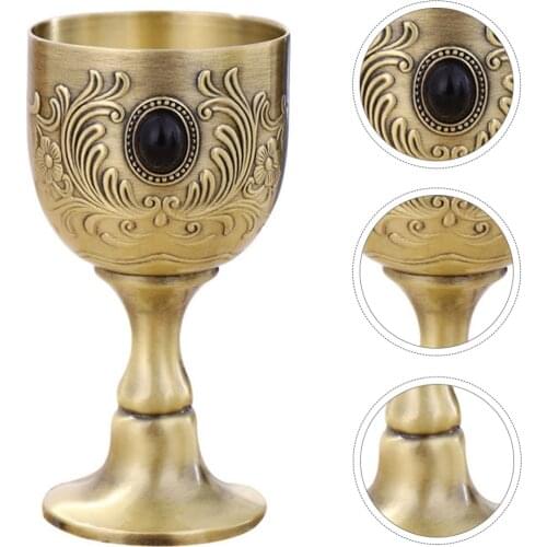 Metal Wine Cup Retro Wine Cup Unique Mini Cup Champagne Cup Red Wine Chalice
