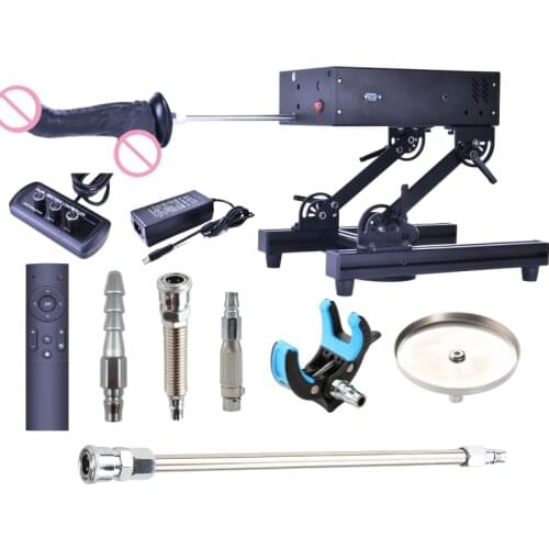 200W Powerful Wireless Control Sex Machine for Men and Women with 7 Different Traditional Accessories Love Machine Suit Sex Toys