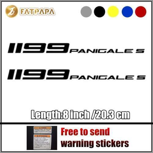 Motorcycle bike Fuel tank Wheels Fairing notebook Luggage helmet MOTO Sticker decals For Ducati 1199 panigale s