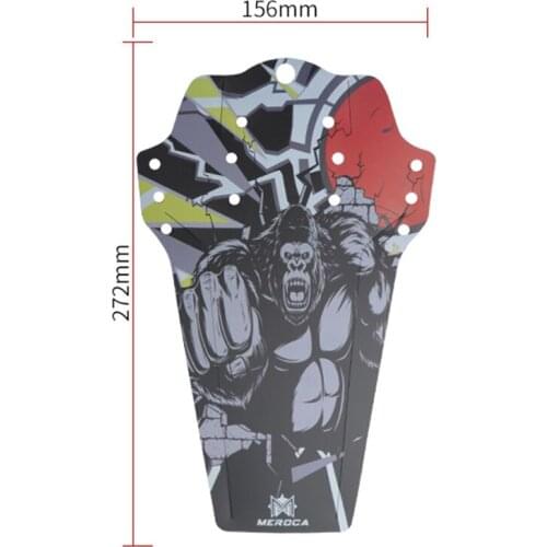 Road Bike Rain Shields Front and Rear Wheels with Lengthened Mud-proof and Waterproof Short Mud Tiles Mountain Bike Mudguards