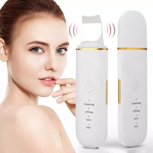 Ultrasonic Skin Cleanser. Layer Cleaner Peeling Shovel Facial Pore Cleaner. Peeling Shovel Cleaner Facial Massager Skin Care