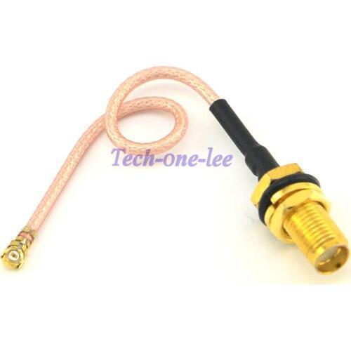 O-ring IPX / u.fl to SMA female bulkhead Straight Connector RG178 10CM Pigtail Extension cable