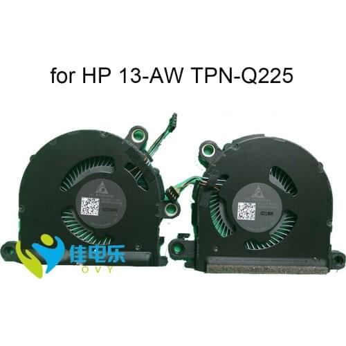 New CPU GPU Fan Cooler Cooling Graphics Card fans for HP Spectre x360 13-AW aw0091na 13-aw2042TU TPN-Q225 ND55C03 19C06 19C07