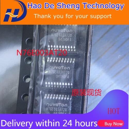 10PCS/LOT N76E003AT20 NUVOTON TSSOP20 2021+NEW ORIGINAL IN STOCK