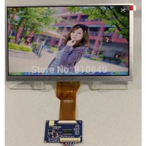 9inch LVDS lcd panel AT090TN12 800*480+LVDS-TTL Tcon board=9inch lcd panel with LVDS interface