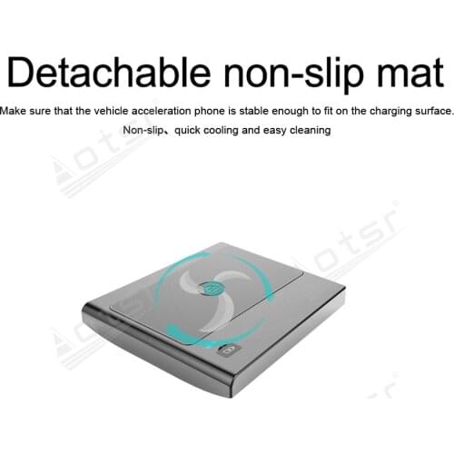 QI Wireless Quickly Fast Charge Special On-Board Charge Phone Panel Android For Toyota Prado 2018 Car Non-slip Car Accessories