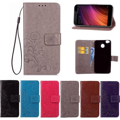 Xiaomi Redmi 4X Case Flip Wallet PU Leather Case For Xiaomi Redmi 4X Cover High Quality Book Stand Card Slot Phone Cases