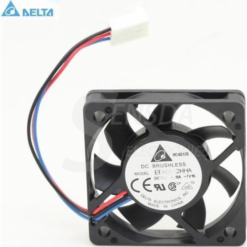 For for delta EFB0512HHA 5cm 50mm DC 12V 0.20A 3-pin computer pc case Server Inverter Cooling fans axial cooler