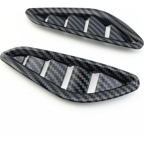 For MG 6 MG6 2020 2021 Carbon Fibre Car Air Conditioning Outlet Vent Decorative Frame Cover Trim Sticker Accessories