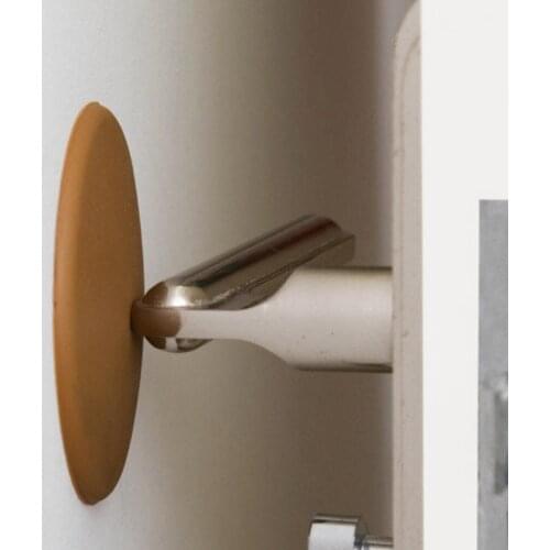 Door Stop Silicone Wall Protectors Guards Self Adhesive Door Handle Bumper Stoppers Prevent Damage