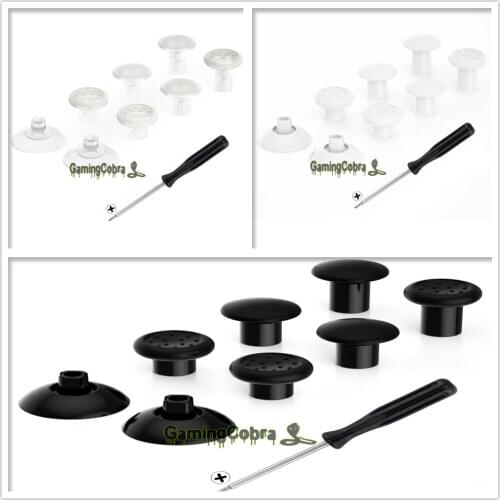 Interchangeable Ergonomic Thumbsticks for NS Switch Pro Controller with 3 Height Domed and Concave Grips Adjustable Joystick