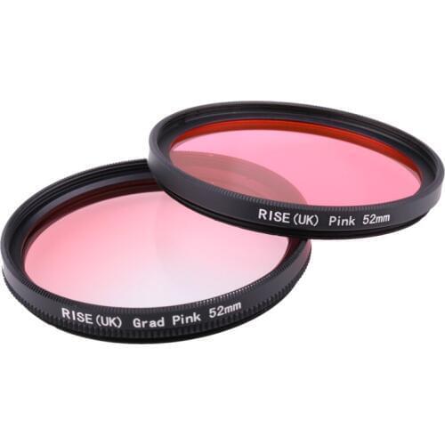 Camera Filter 52mm Full Pink Gradual Pink Lens Filter for Nikon D3100 D3200 D5100 SLR Camera Lens