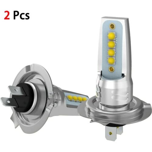 2PCS H7 LED Headlight Conversion Set Cob Bulb 110W 10000LM IP67 Canbus Light Bulbs Fog Lights Single Beam High Or Low Beam