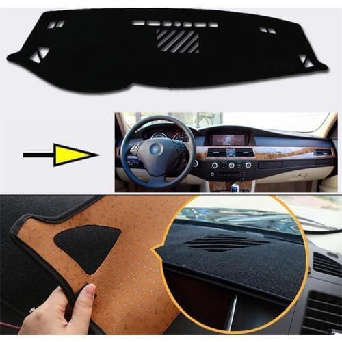 Interior Dashboard Carpet Photophobism Protective Pad Mat For BMW 5 Series 2007-2009