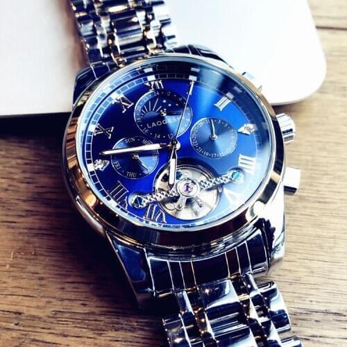 Lism Option 7 Miyota 9132 Fashion Casual Ceramic Bezel Watch Mechanical Hand Windstark Am0259 Automatic Self Wind Tourbillon