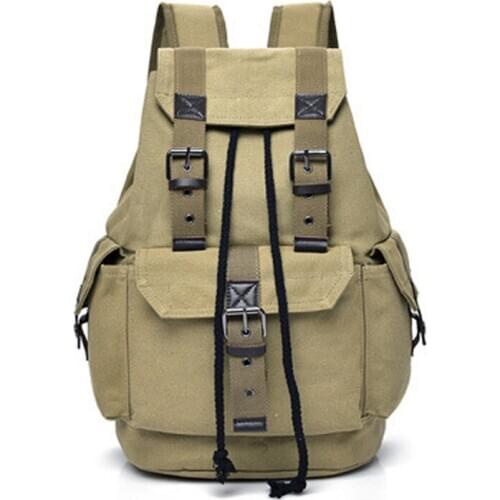 Men Fashion Trendy Street Rucksack Unisex Backpacks Retro Casual Travel Bag Large Capacity School Bag Shoulder Bags Soft Handle