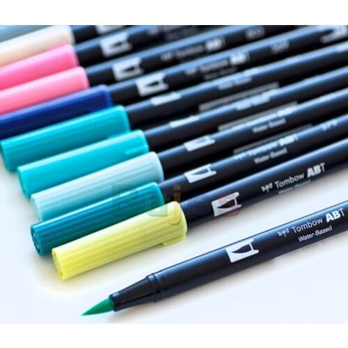 Tombow ABT Double Head Pen Set,Dual Brush Pen,High Quality Line Drawing Pen,Figure Outline Painting, Painting Supplies