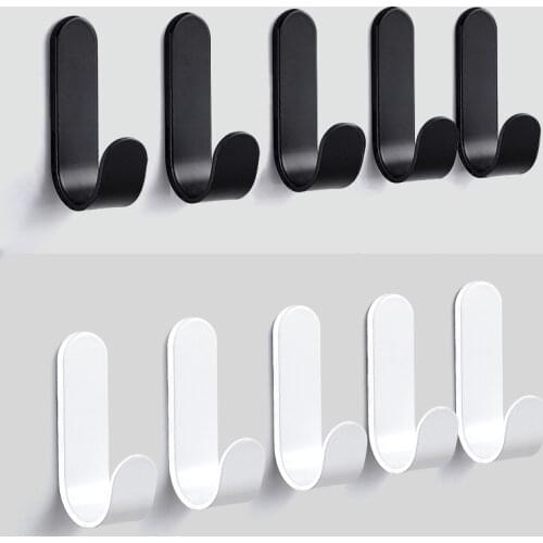 Wall Mounted Towel Hook for Bathroom Coat Hook Rustproof Hook Hanger for Kitchen Hardware Hook for Keys In The Hallway Rack