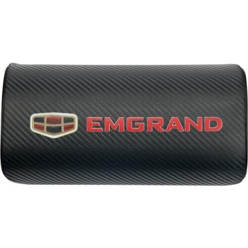 New Arrival car neck pillows pu leather headrest filled fiber car pillow for Geely Emgrand Ec7-Rv X7 Emgrand Ex7 7 Ec8 EC7