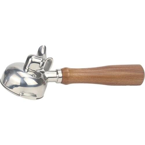 New 58MM Stainless Steel Coffee Machine Bottomless Filter Holder Portafilter for Rocket Expobar Double Mouth Universal E61