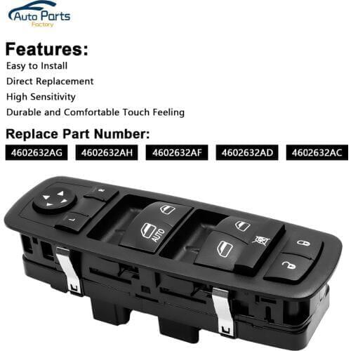 Master Power Window Door Switch For Jeep Liberty For Dodge Journey Nitro 4602632AG 4602632AH 4602632AF