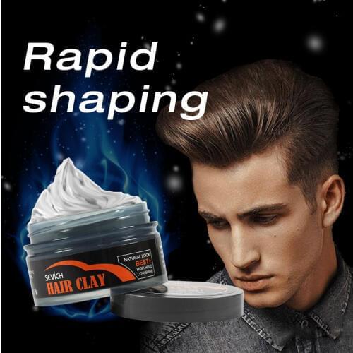 Sevich 10pcs Long-lasting Dry Stereotypes Type Hair Clay New Matte Finish Hair Wax for Short Hair Pomade Long-lasting Fluffy