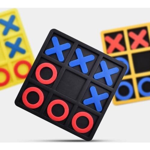 Funny Reliver Stress Interaction Leisure Board Game OX Chess Intelligent Educational Toys Puzzle Game Kids Adult Antistress Gift