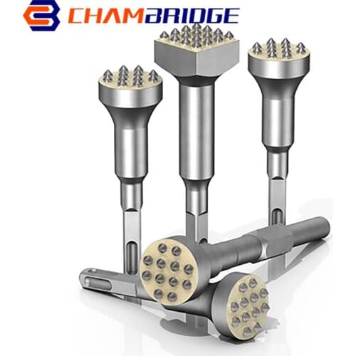 Alloy Rotary Hammer Chisel Drill Bit Fit For Demolition Hammer Concrete Breaker Stone Board Bridge WallCement Pavement Chisel