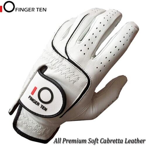 All Premium Soft Cabretta Leather Mens Golf Gloves Fit Grip Left Hand Lh Right Hand Rh with Size from Small to XXL