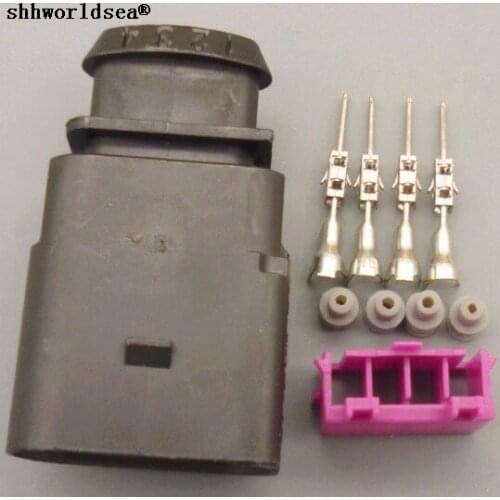 Worldgolden for VW 4 pin 1.5mm jack plug auto waterproof male connector 1J0973804