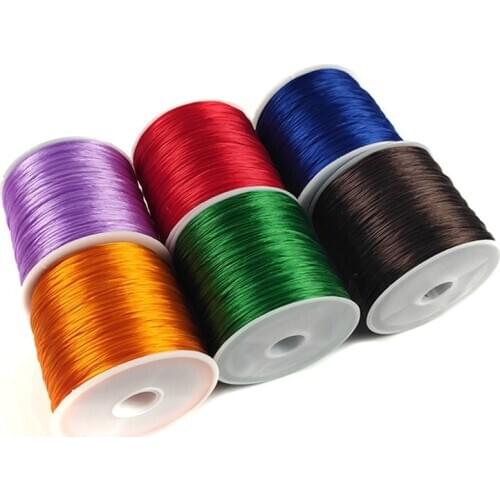 10M/Roll Color Elastic Cords Home Accessories DIY Beading Stretch Rope Bungee Cord For Jewelry Making Necklace Bracelet Material