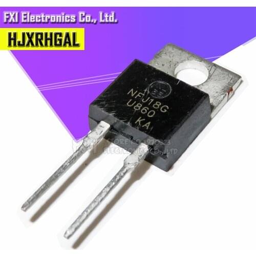 10pcs MUR860 TO220 MUR860G TO-220 U860 Ultra Fast Recovery Rectifiers Transistor new original