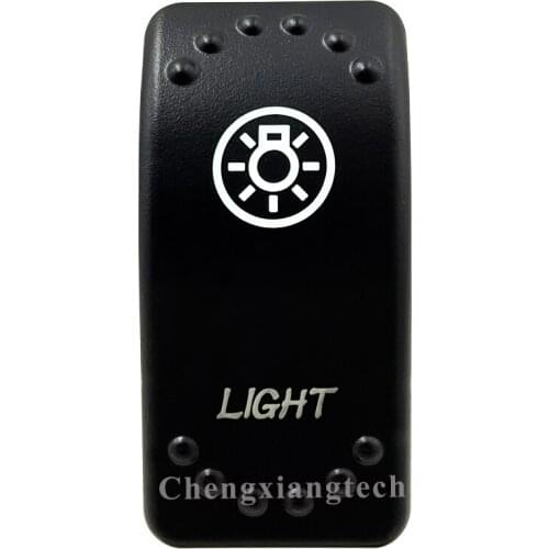12v/24v Car Boat LIGHT Rocker Switch White Led 3 Pin SPST On Off Replacement for Carling ARB STYLE Waterproof IP66