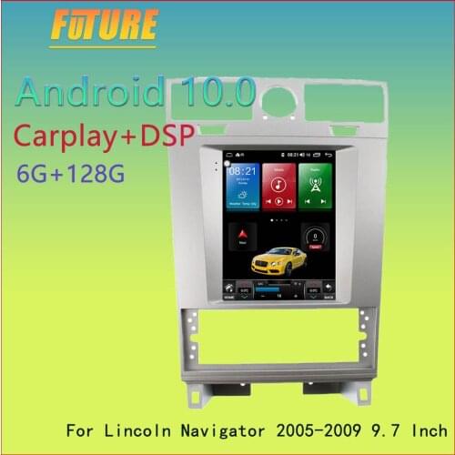 128G Android Car Radio Stereo For Lincoln Navigator 2005 2006-2009 Multimedia Player GPS Navigation Touch Screen DVD Head Unit