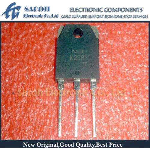 Free Shipping 10Pcs 2SK2361 K2361 or 2SK2362 K2362 TO-3P 10A 450V N-CHANNEL MOSFET