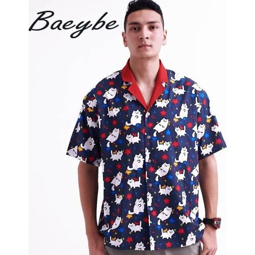 Male Hawaiian Shirt Female Short Sleeve Print Shirts Summer Beach Womens Blouse Mans Camisas Couple Clothes For Pool Party