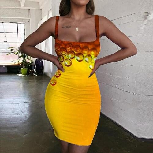 Giyu Brand Geometric Dresses Women Psychedelic Halter Sleeveless Vortex Bodycon Dress Honeycomb 3d Print Honey Sundress