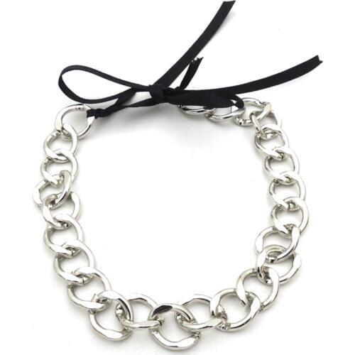 Chunky chain choker fetish bdsm adjustable fetishism punkrock rock gothic industrial NW186