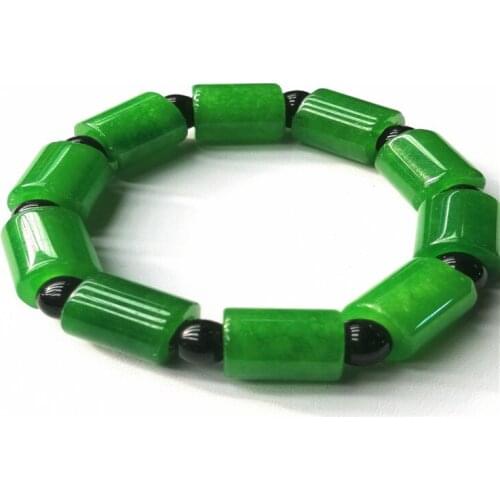 Hot Selling Natural Men Women Hand-Carved Jadeite Bangles Gifts Classic Unisex