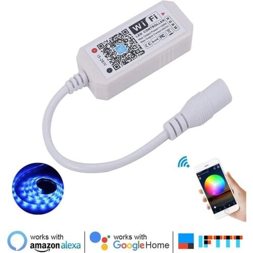 Magic Home Mini RGB RGBW Wifi Controller For Led Strip Panel light Timing Function 16million colors Smartphone Control alexa