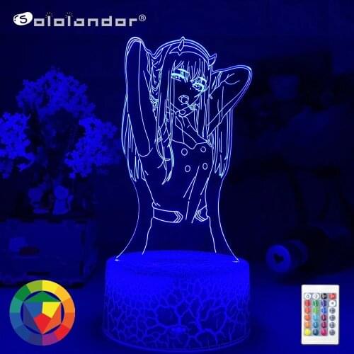 Newest Japanese Anime 3d Lamp beauty Acrylic Figure Nightlight Kids Child Girls Bedroom Decor Light Manga Gifts Night Lights